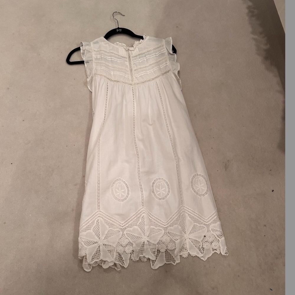 Bell White frilly dress